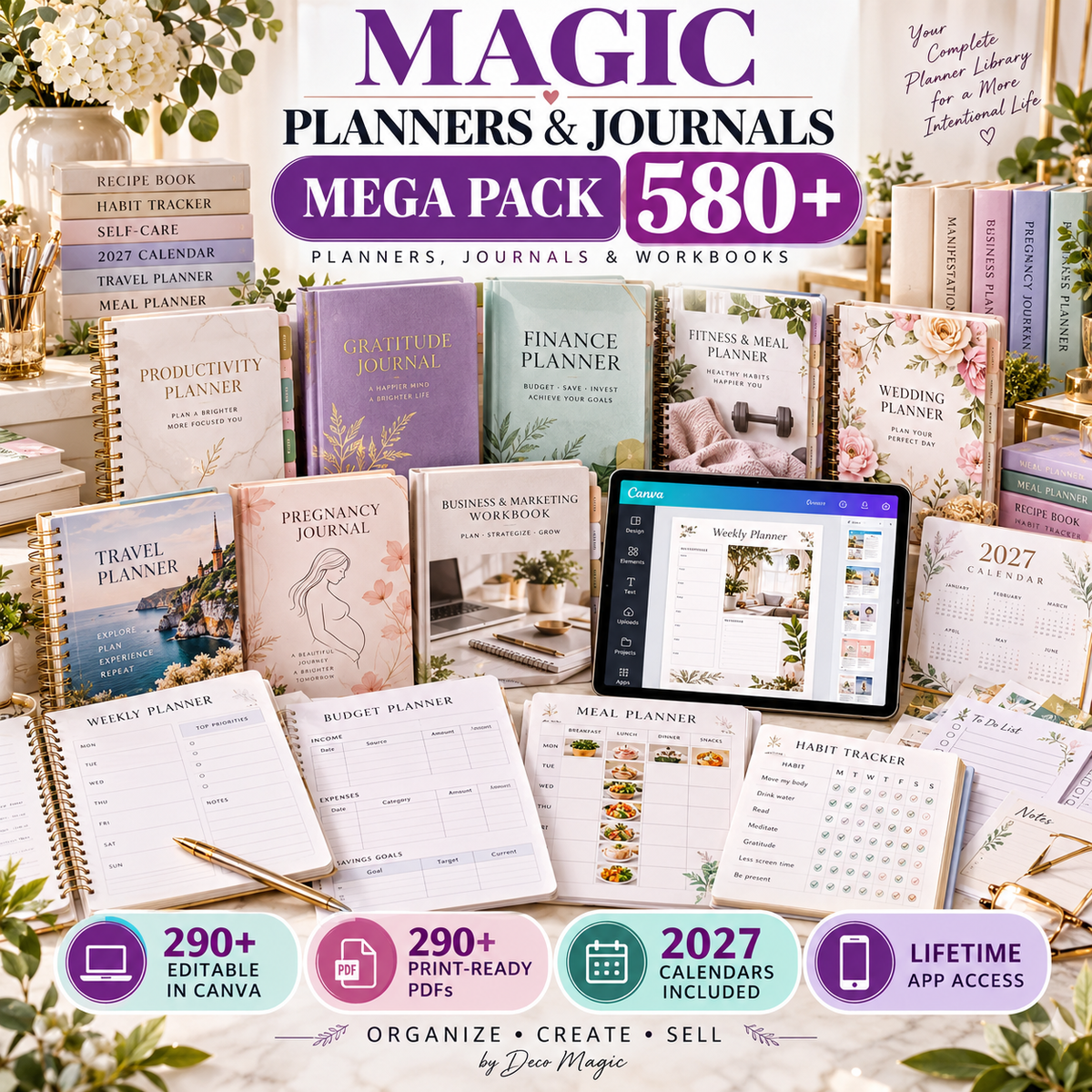 Magic Planners & Journals – Mega Pack +580