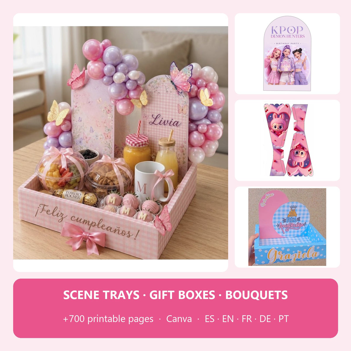 Scene trays, gift boxes and paper bouquets – Deco Magic