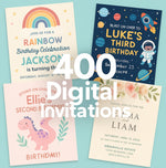 +400 Digital Invitations