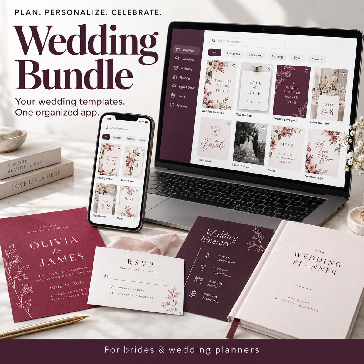 Das ultimative Hochzeits-Vorlagen-Bundle