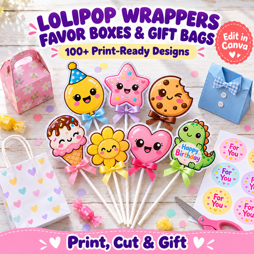 Magic Lollipops & Treat Boxes – Mega Pack +100